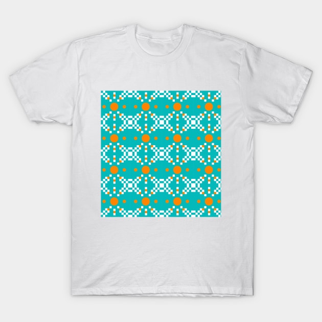 Orange Pattern T-Shirt by Lymp